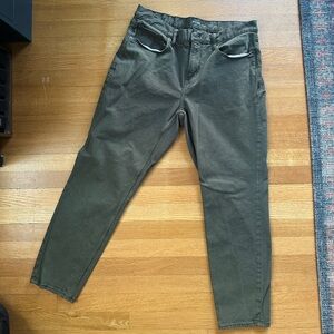 Old Navy Men's Athletic Taper Fit Green Jeans